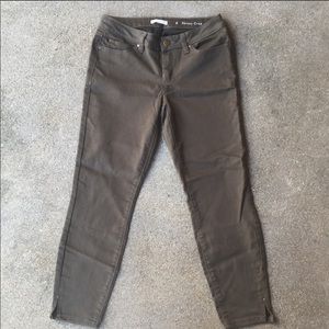 Lauren Conrad Skinny Crop Green Pants